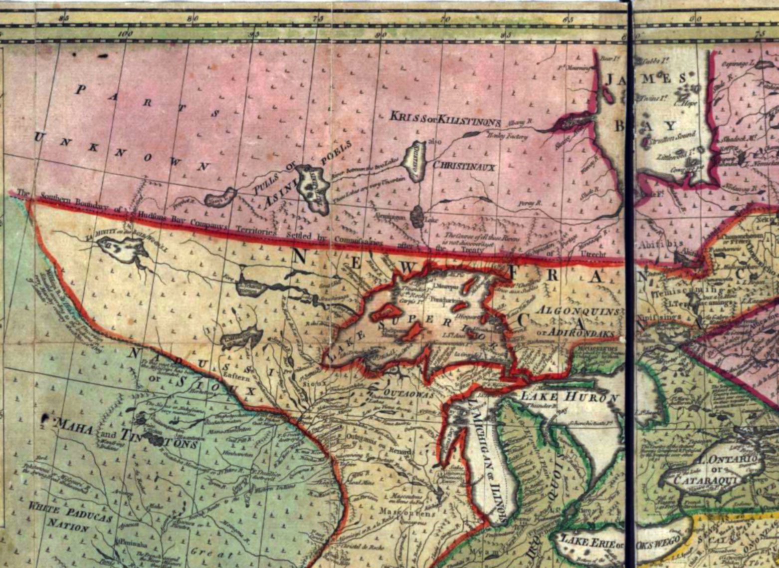 An accurate map of North America. Bowen 1763